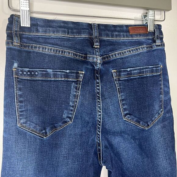 Blanknyc Your Favorite Womens Denim Jeans Straight Leg Distressed Blue  Size 28 - Picture 10 of 11